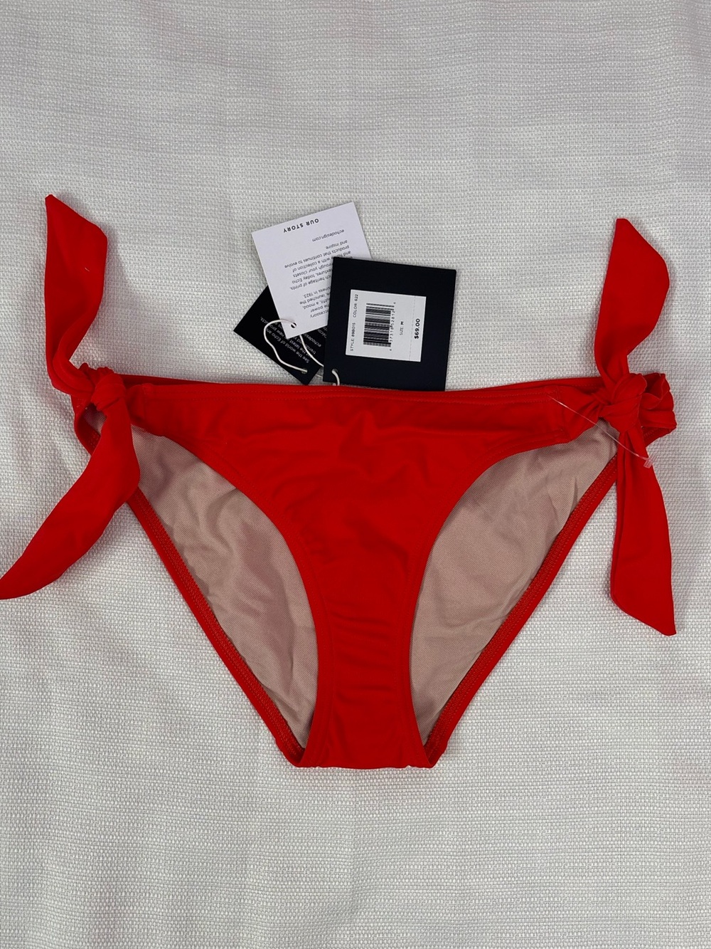Echo Women Side Tie Bikini Bottom Sz Medium NWT -